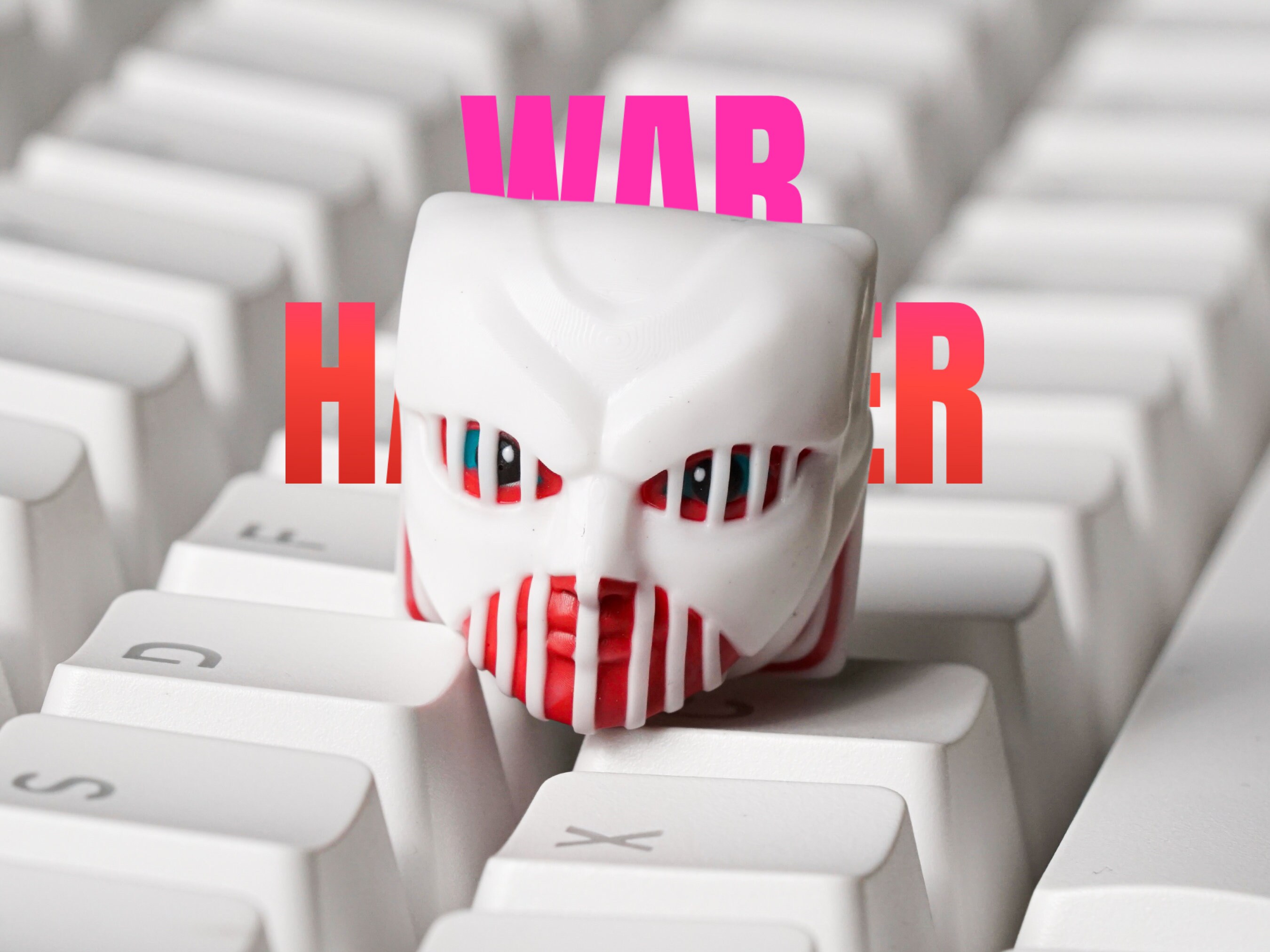 War-Ham.mer Ti.tan Keycap, A.O.T Keycap, Anime Keycap, Keycap for MX Cherry Switches Mechanical Keyboard, Handmade Anime Gift