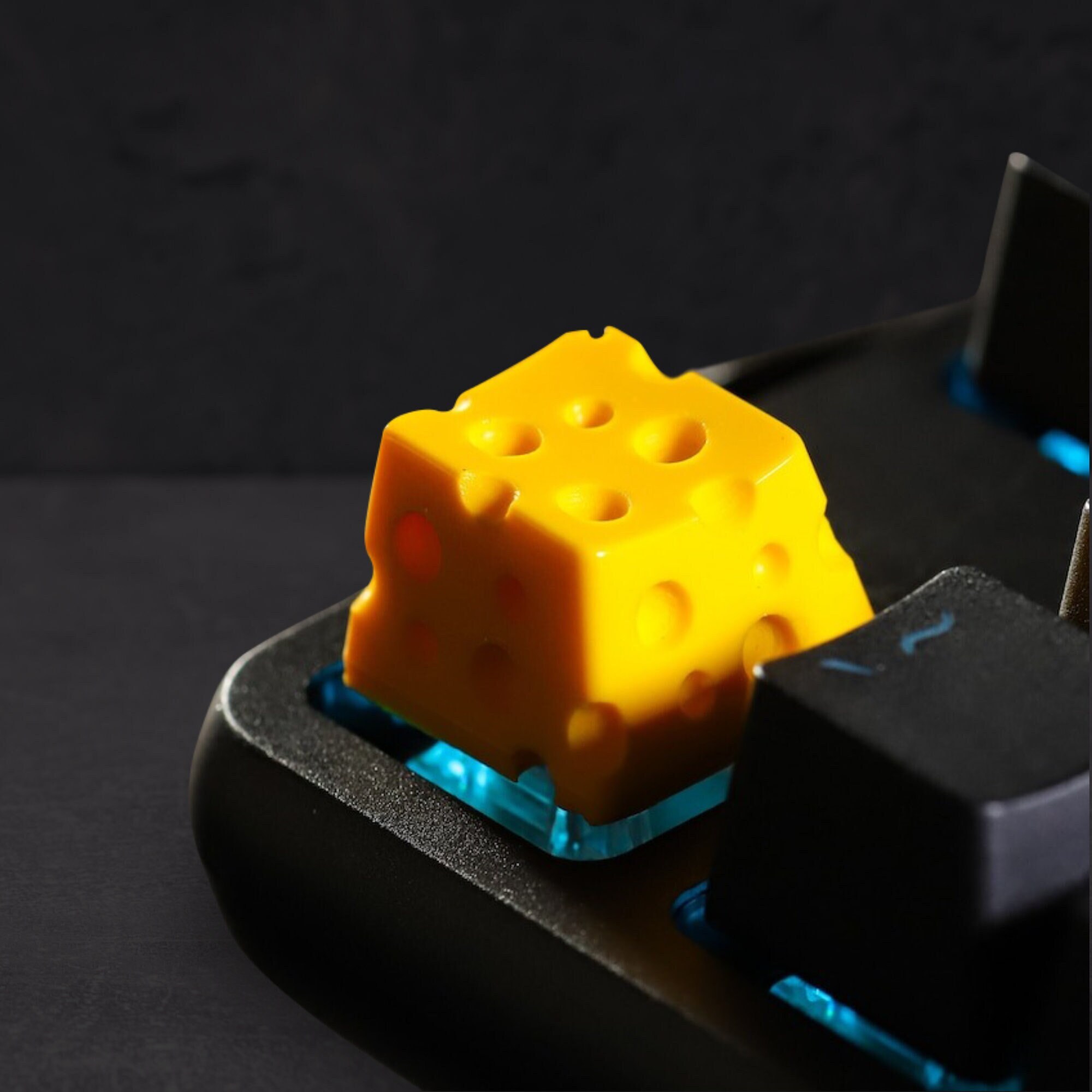 Cheese Keycap, 3D Keycap, Keycap for MX Cherry Switches Keyboard, OEM Profile Keycap, Handmade Gift